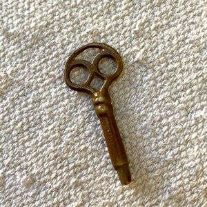 Antique brass piano skeleton key